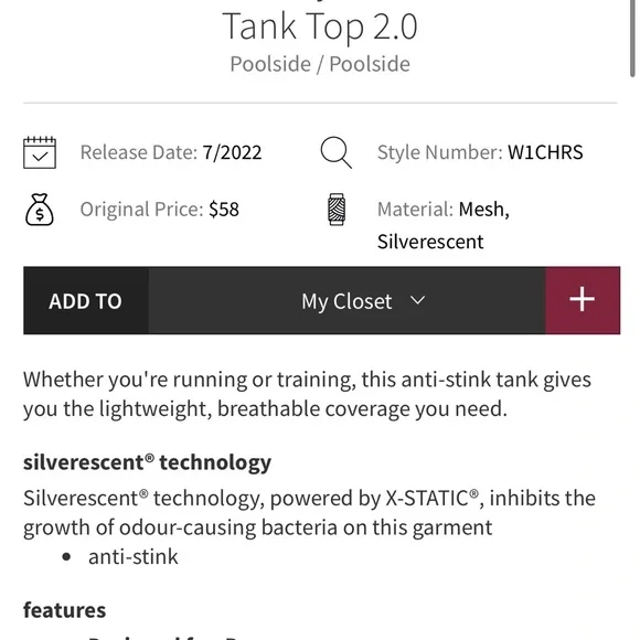 Lululemon Swiftly Racerback Tank Size 12 Poolside Blue - Picture 8 of 8